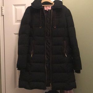 Black juicy winter coat size large